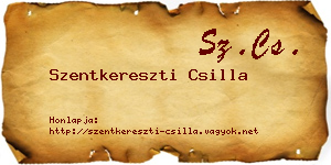 Szentkereszti Csilla névjegykártya